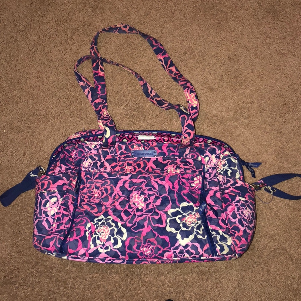 Vera Bradley stroll around diaper bag.